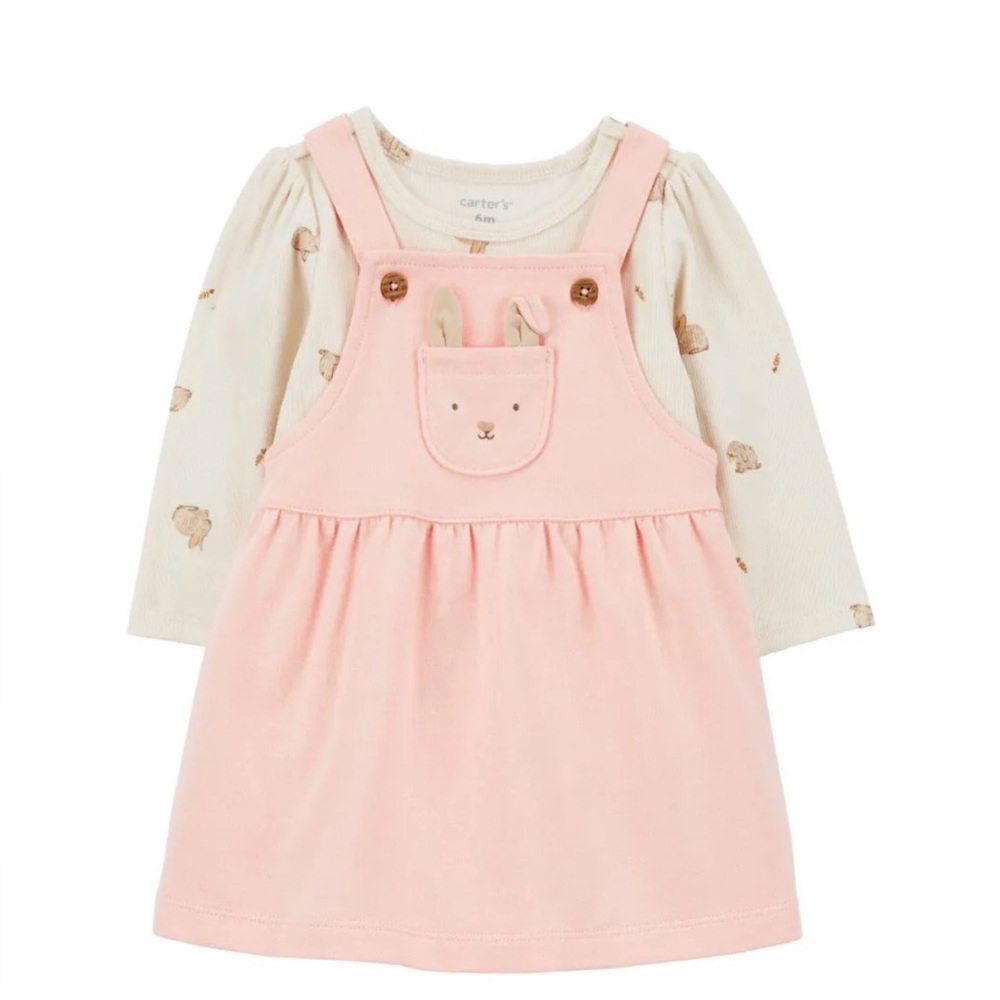 Carter’s 12M Pink Bunny Jumper Easter Set